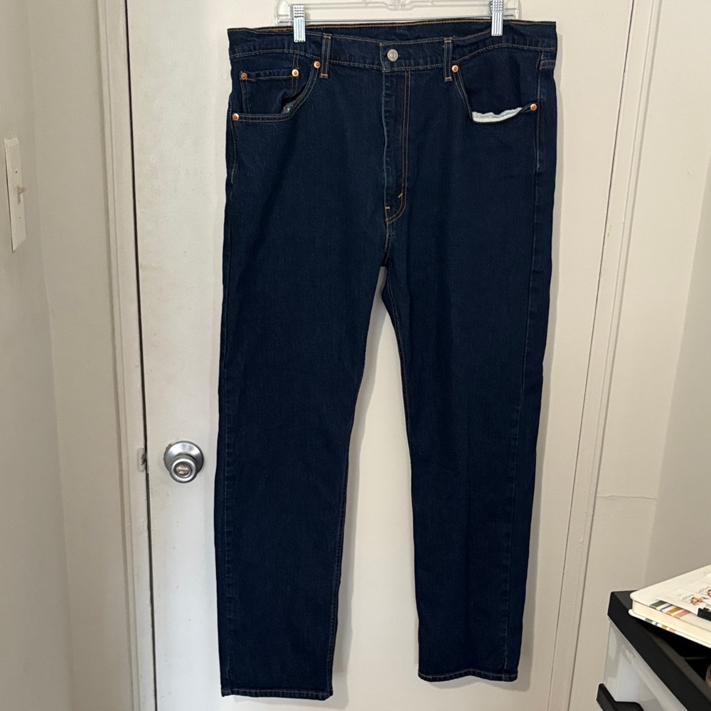 Levi's Men's Deep Indigo Straight Jeans